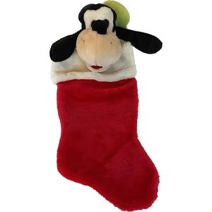 Disney Goofy Character 3D Plush Red Christmas Holiday Stocking